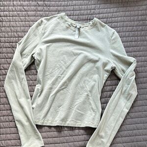 Women's SKIMS Long Sleeve Top in Sage